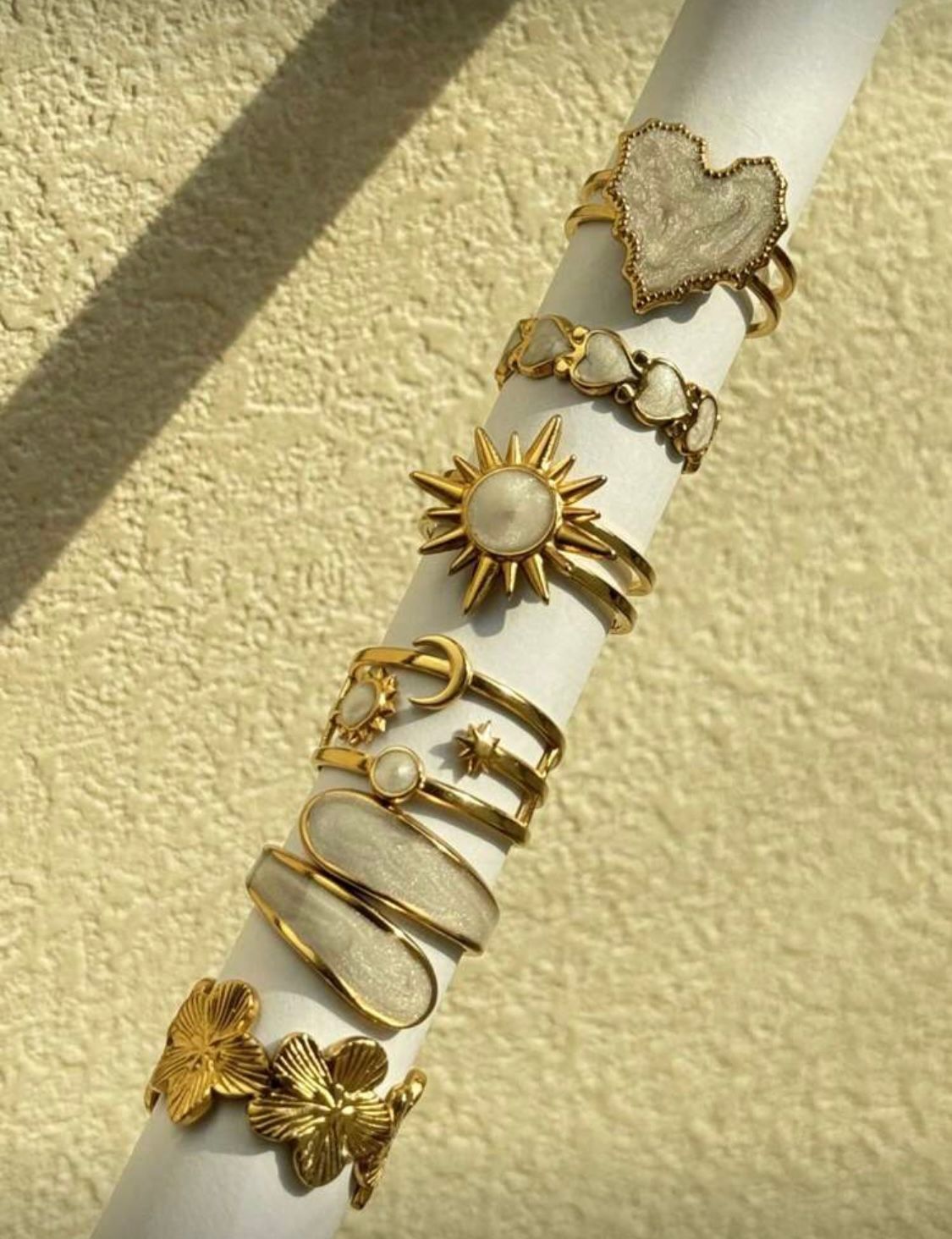 WhatsApp Image 2026-02-24 at 10.04.04 PMklj HS Jewellery Celestial & Nature Statement Ring Set - Image 1